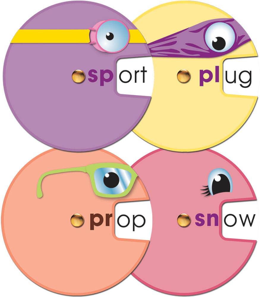 Word Wheels: Beginning Blends Curriculum Cutouts