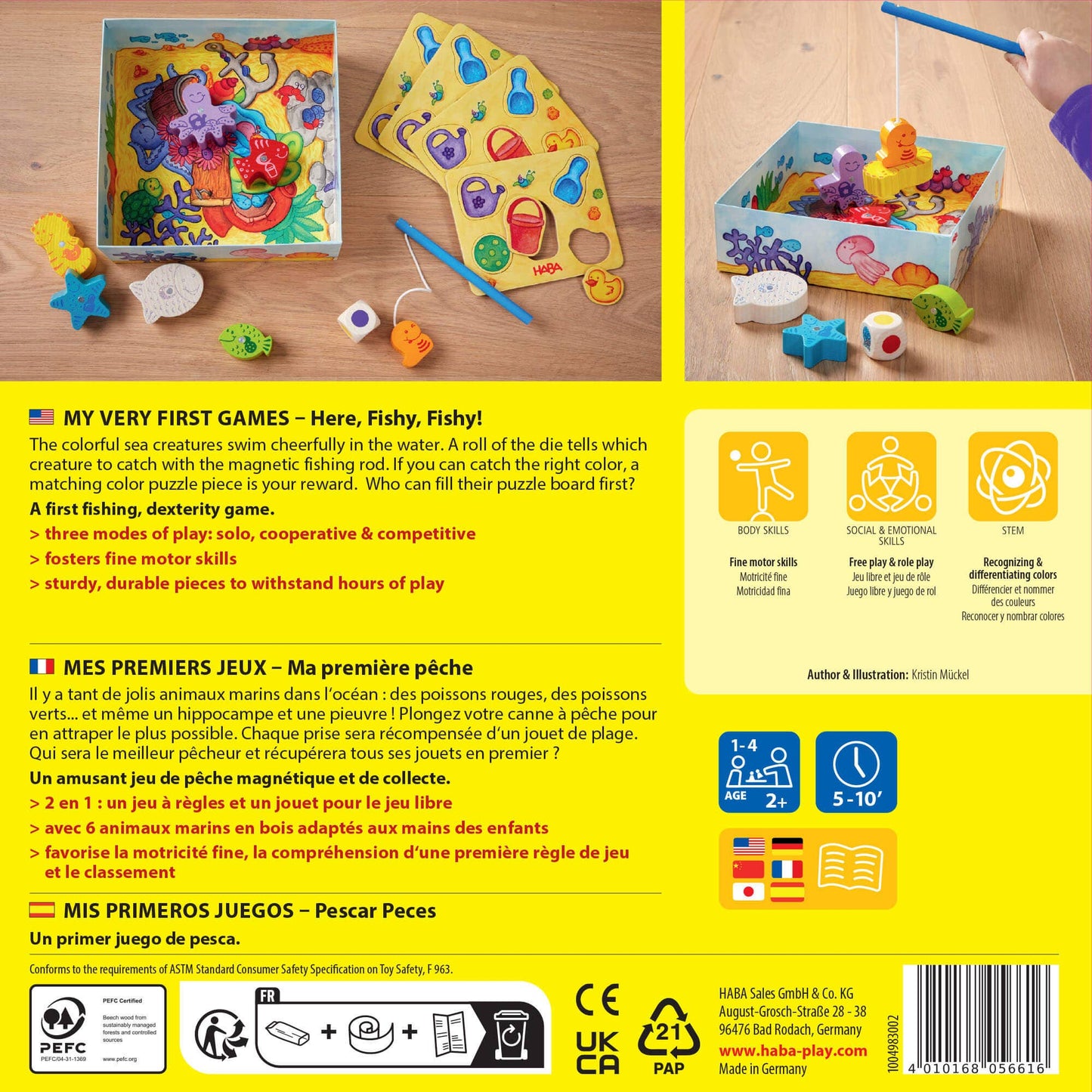 My Very First Games - Here, Fishy, Fishy! Magnetic Game