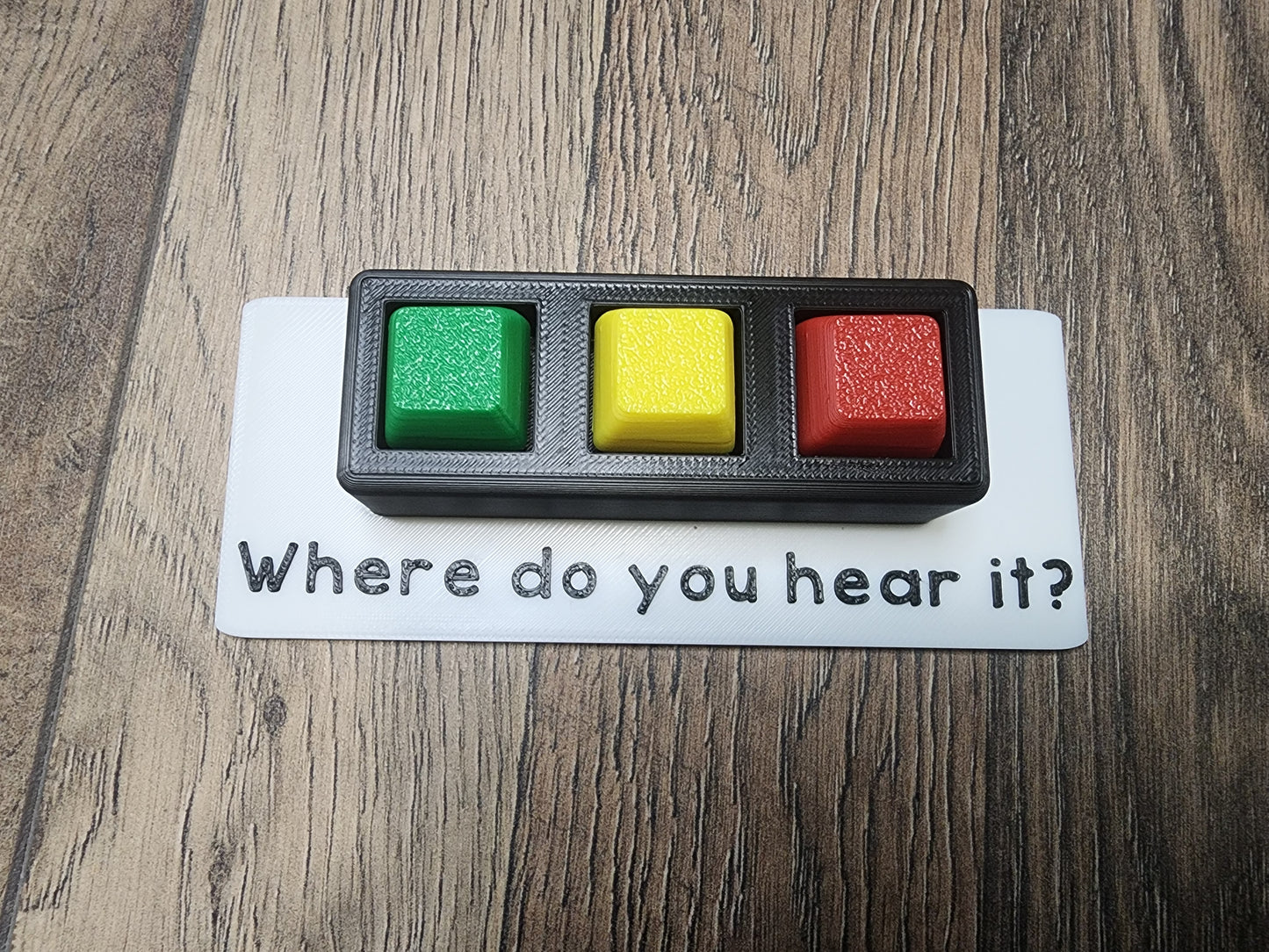 "Where do you hear it?" Clickers (isolating beginning, middle, ending sounds)
