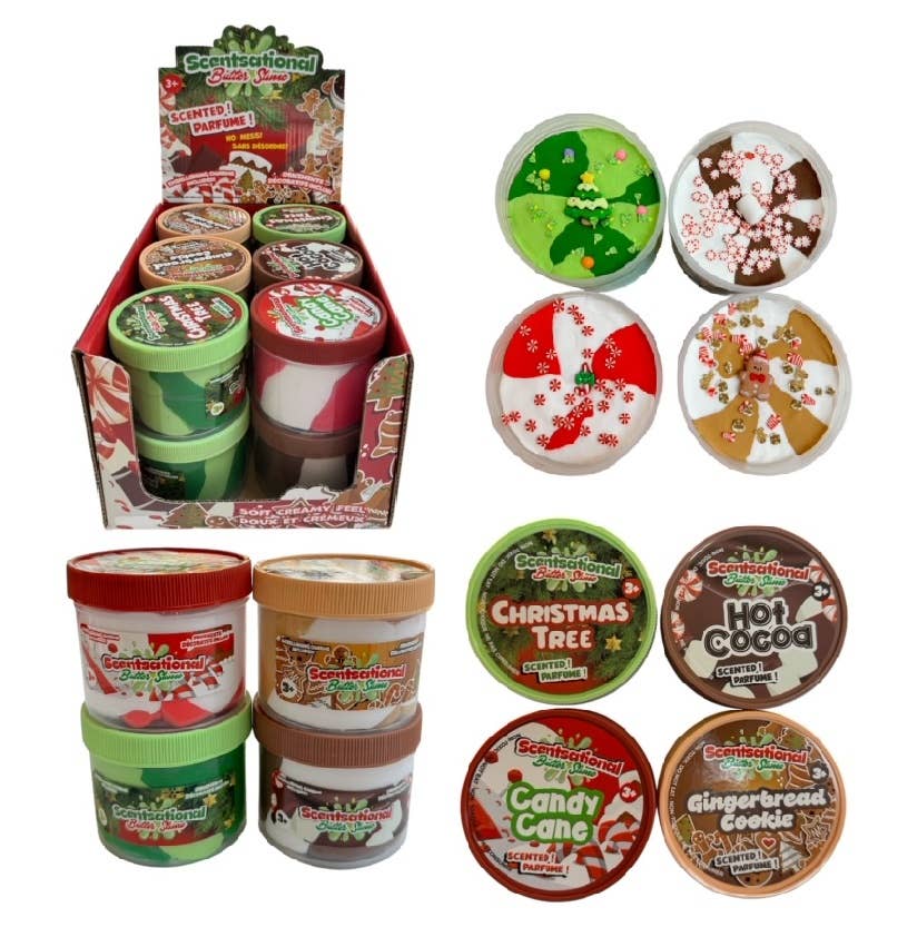 Christmas Scentsational Butter Slime - Holidays Edition