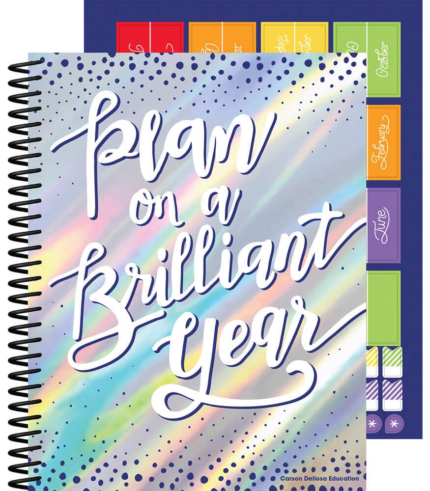 Sparkle and Shine Plan on a Brilliant Year Teacher Planner
