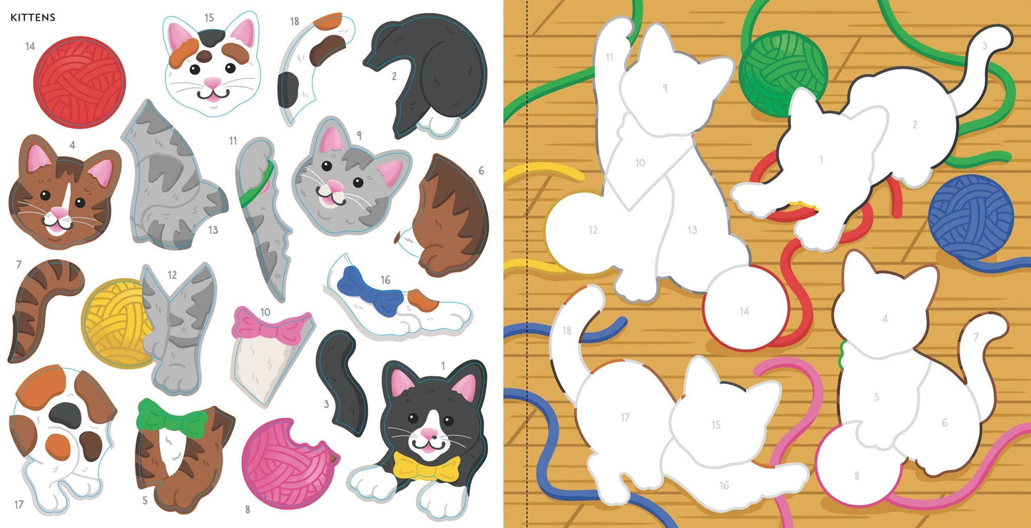 My First Color-by-Sticker Book - Pets