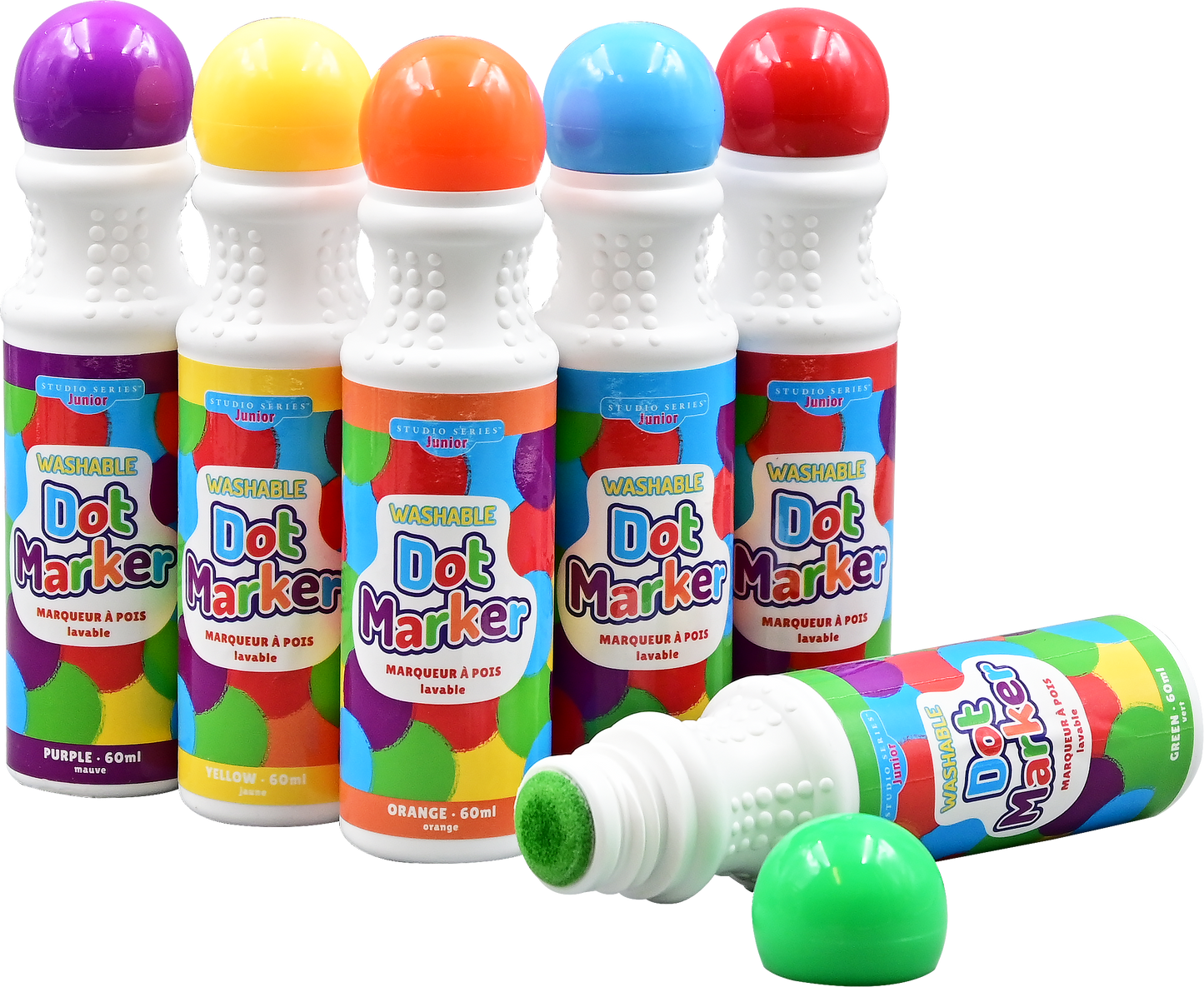 Studio Series Junior Washable Dot Markers (Set of 6)