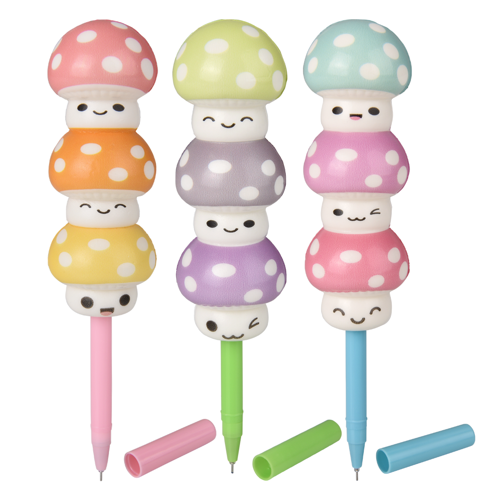 (T) 7" SQUISH MUSHROOM PENS
