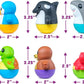 Tub Works® Tub Bobbers™ Watertight Bath Toys, 6 Pack