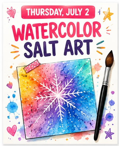 Event: Watercolor Salt Art - July 2