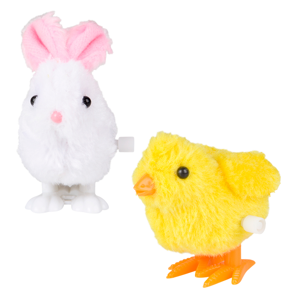 (T) 3" BUNNY AND CHICK WIND UPS      12/DISPLAY