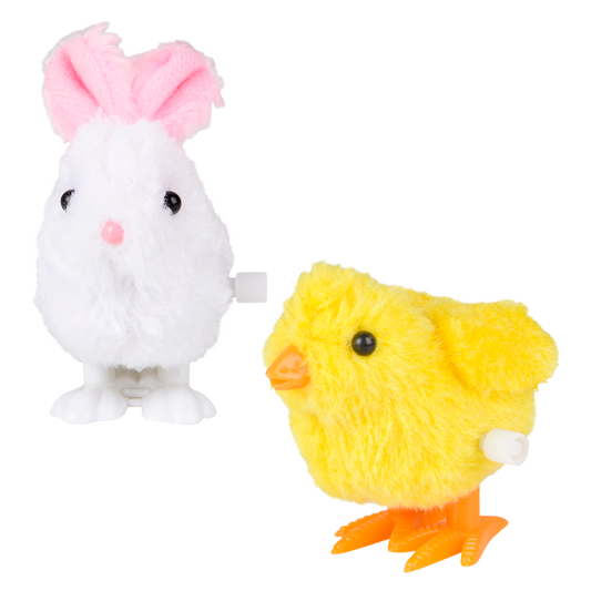 (T) 3" BUNNY AND CHICK WIND UPS      12/DISPLAY