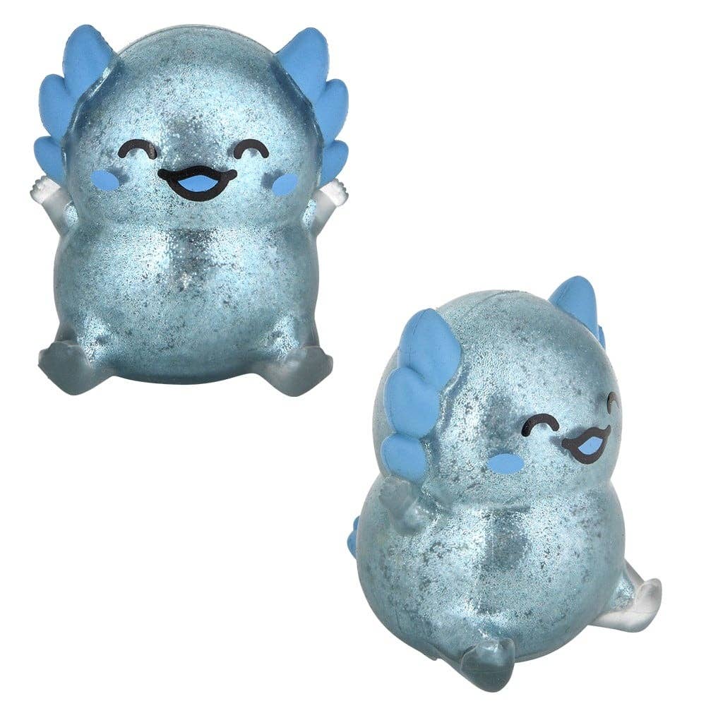 2.25" Squish Sticky Axolotl 12ct LLB Squishy Toys