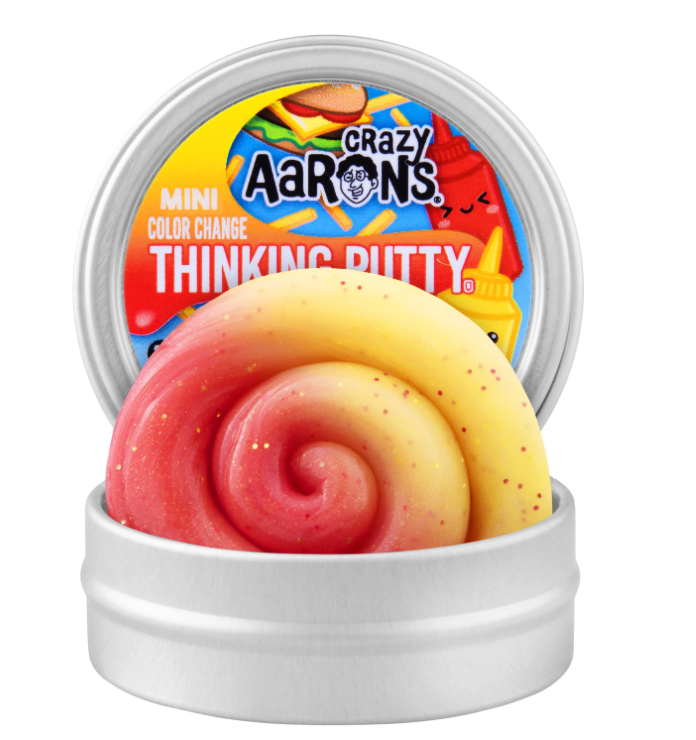 Crazy Aaron's 2" Hypercolor Mini Tin - Ketchup & Mustard
