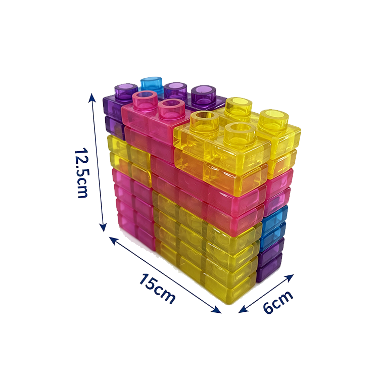 Fun Doh JUMBO Squish Blocks Building Sensory Toy - 6/Display