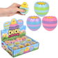 SQUEEZY POP UP HATCHING CHICK 3"     12/DISP