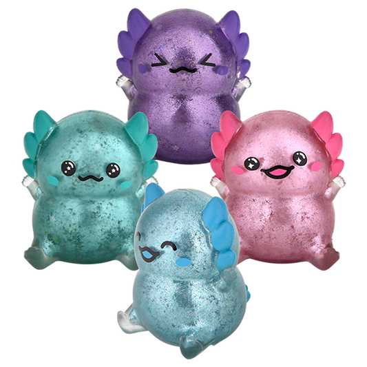(T) 2.25" SQUISH STICKY AXOLOTL 12CT