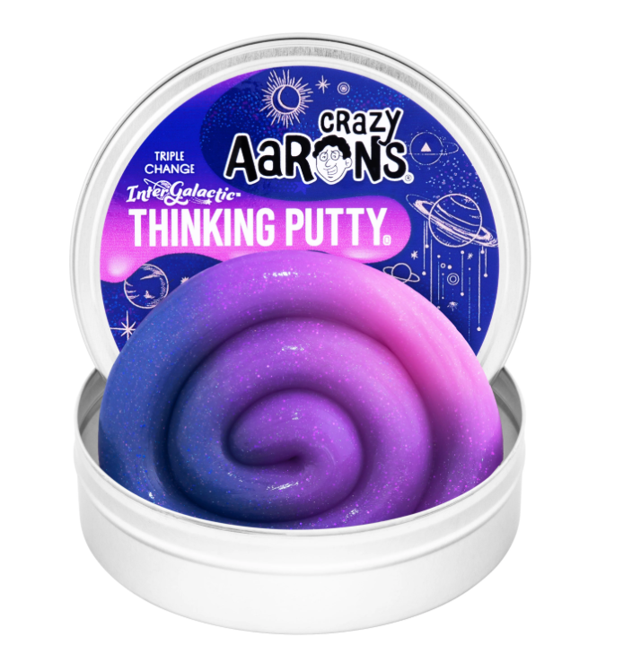 Crazy Aaron's 4" Hypercolor Thinking Putty - Intergalactic