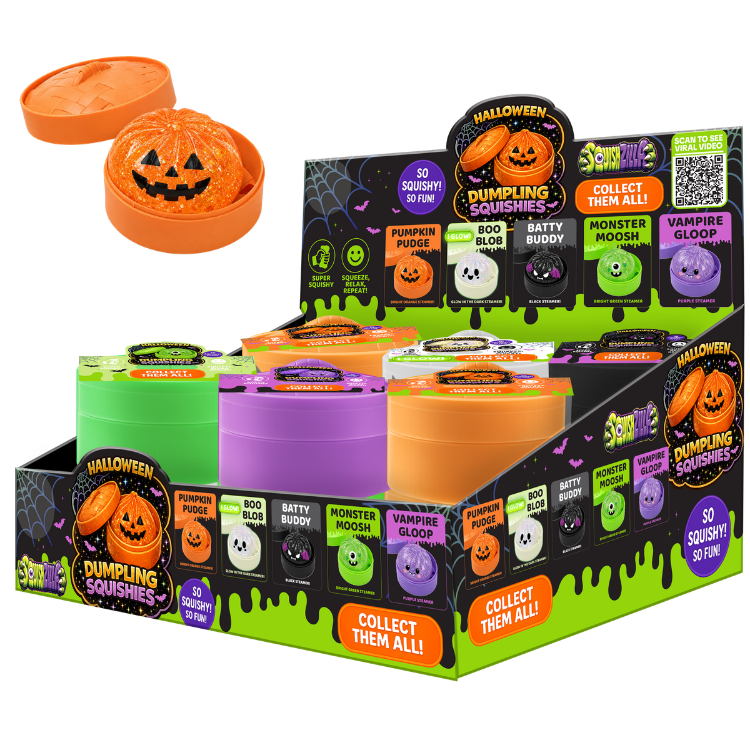 Fun Doh Halloween Dumpling Squishy Toy - 12/Display