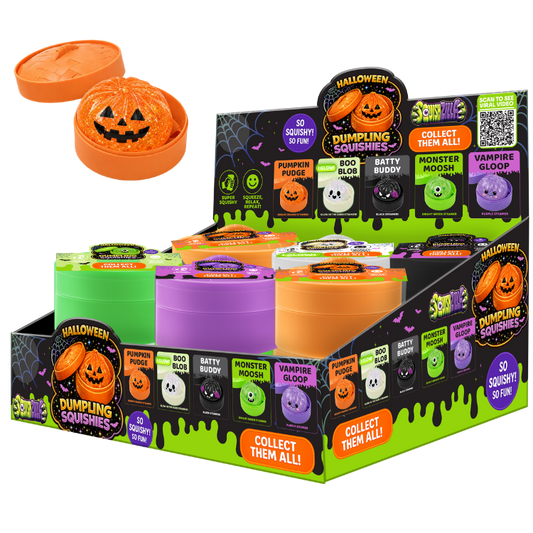 Fun Doh Halloween Dumpling Squishy Toy - 12/Display