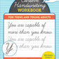 Cursive Handwriting Workbook for Teens and Young Adults
