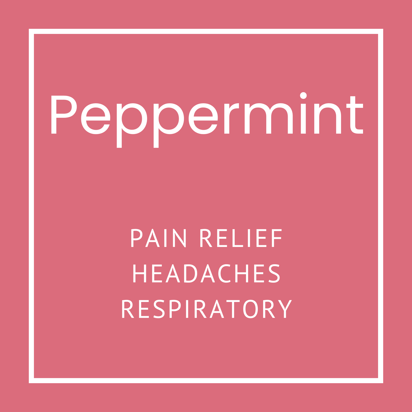 Peppermint Nasal Inhaler