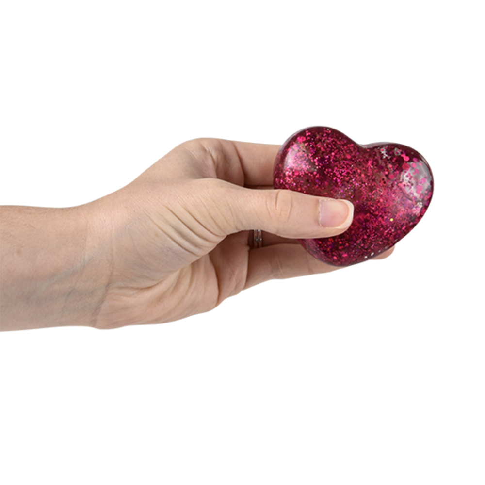 (T) SQUEEZY SPARKLE SUGAR HEART 2.5"