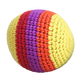 Extreme Retro Hand-Knitted Kick Pouch Footbag