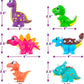 Tub Works® Dinos™ Dinosaur Light Up Bath Toys, 6 Pack