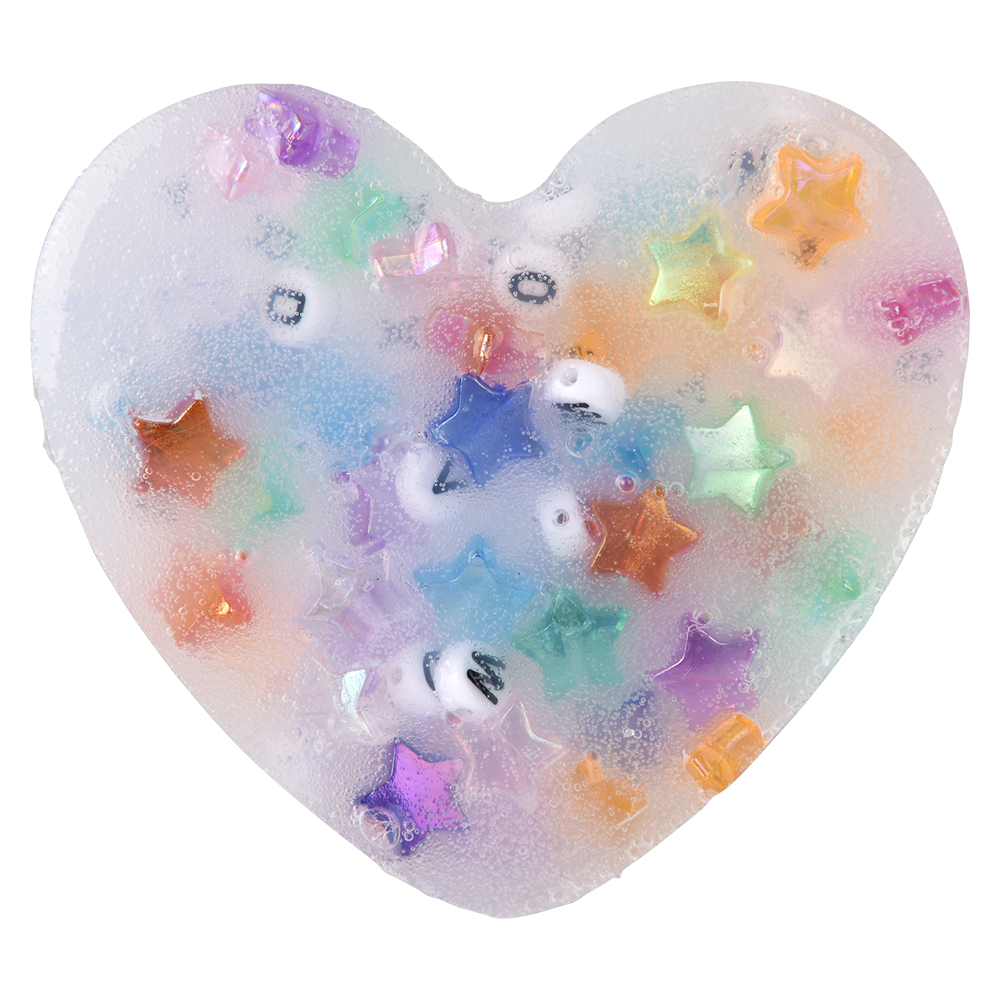 PICK N CREATE HEART BEADED FIDGET BRACELET 24CT