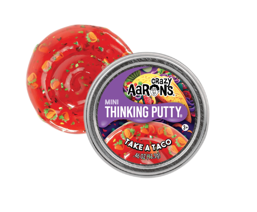 Crazy Aaron's 2" Thinking Putty Mini Tin - Take a Taco