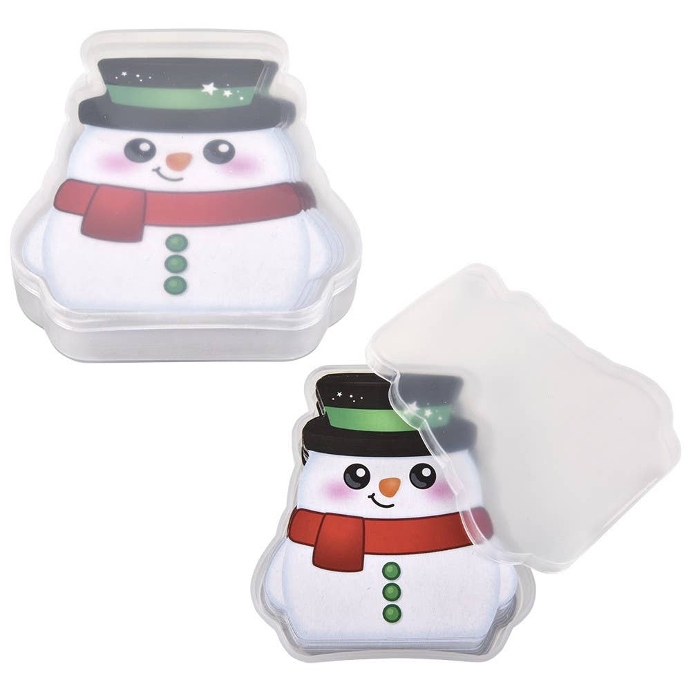 SNOWMAN PLAYING CARDS 3"   12/DISPLAY
