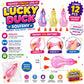 Lucky Duck Squishy – Glitter Stretchy Duck