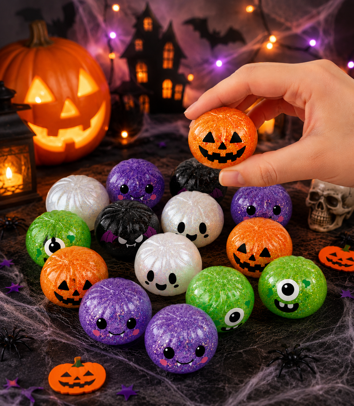 Fun Doh Petite (Mini) Halloween Squishy Dumplings 12/Display