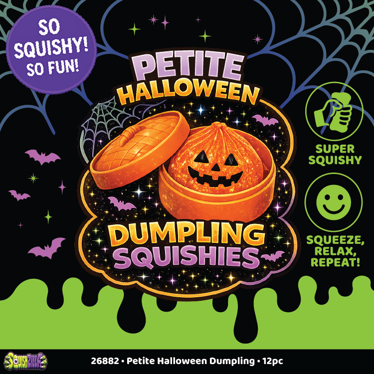 Fun Doh Petite (Mini) Halloween Squishy Dumplings 12/Display