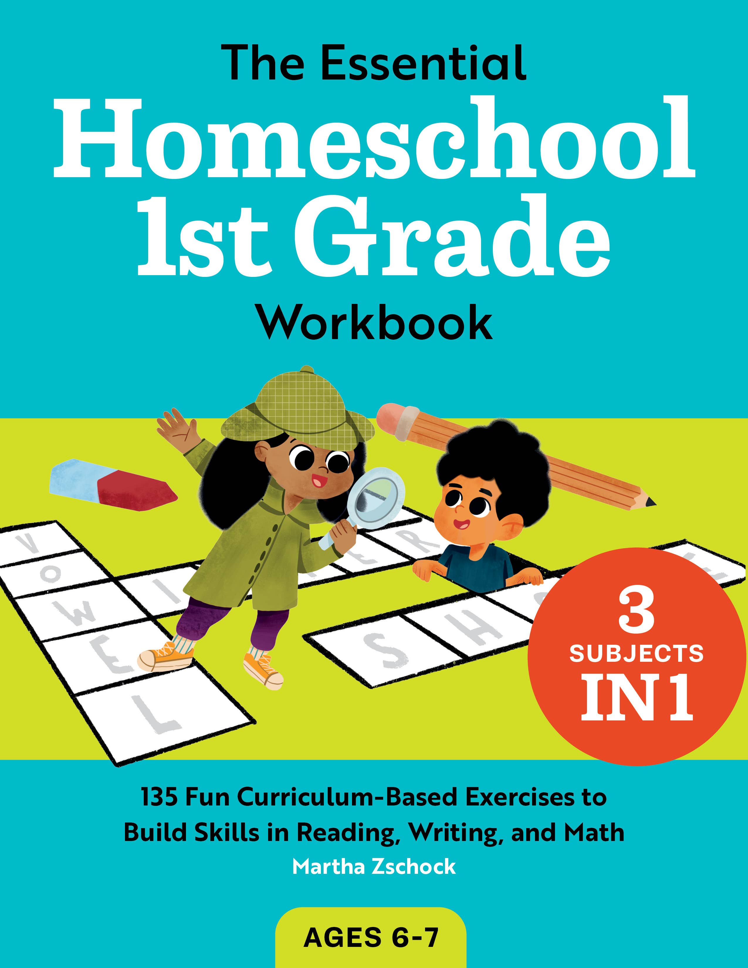 Essential Homeschool 1st Grade Workbook – Hands-On Teaching by The