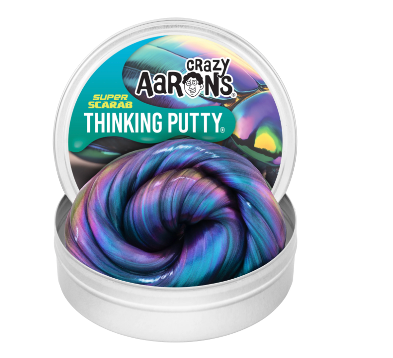 Crazy Aaron's 4" Super Illusions Fidget Putty - Super Scarab