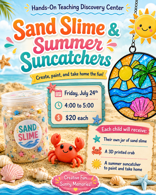 Sand Slime & Summer Suncatcher Event