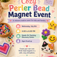 Cozy Perler Bead Magnet Event 7/8/26 from 4:00 to 6:00