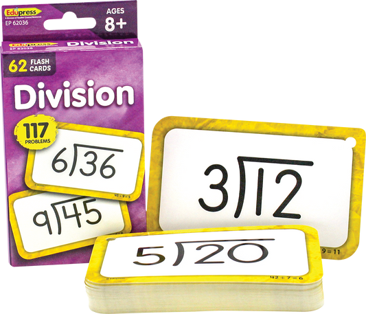 Division Flash Cards
