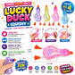 Lucky Duck Squishy – Glitter Stretchy Duck