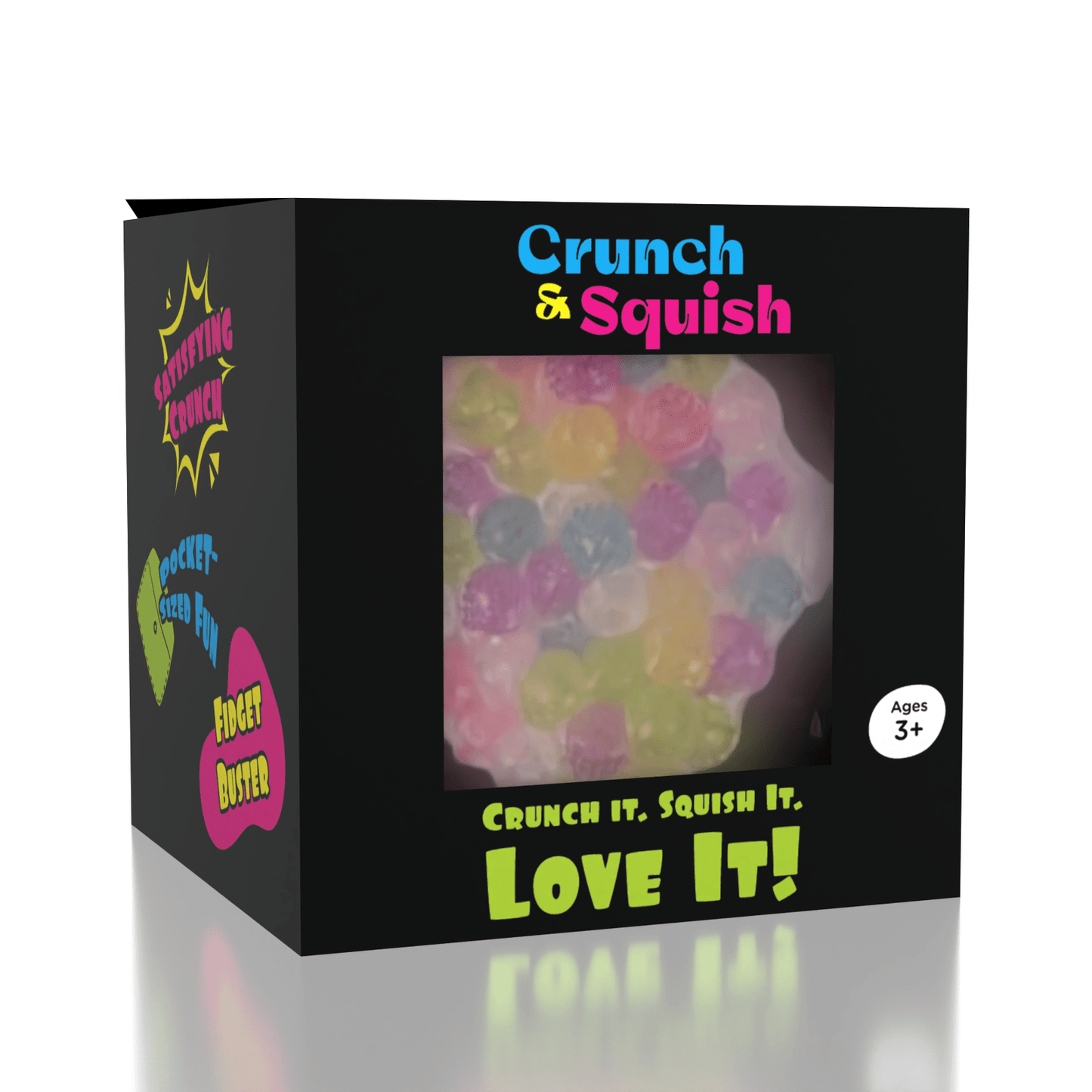Crunch & Squish Candy Series Crunchy Squishy Stress Ball Fidget Toy (1pc) Color Ships Assorted