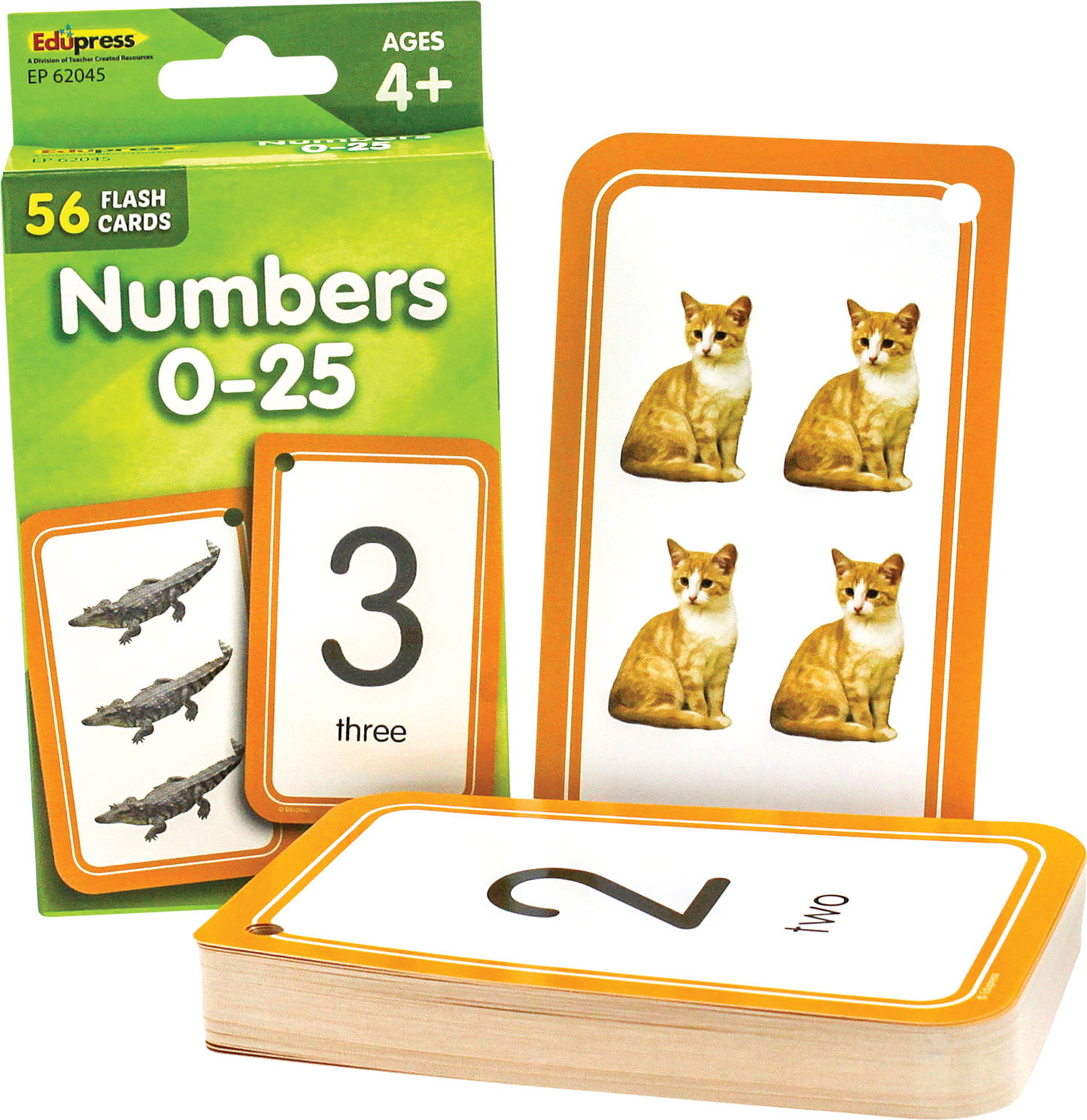 Numbers 0–25 Flash Cards