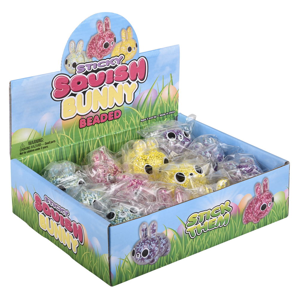 SQUEEZY BEAD BUNNY 2.5"