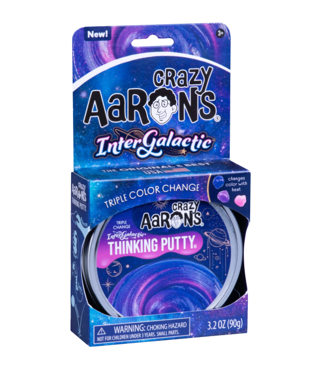 Crazy Aaron's 4" Hypercolor Thinking Putty - Intergalactic