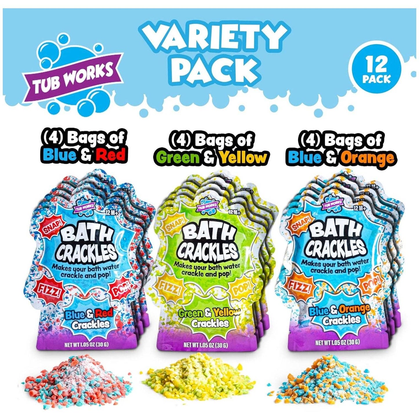 Tub Works® Bath Crackles Bath Toys