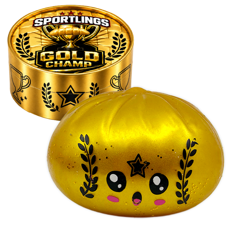 Fun Doh Sports Dumpling Squishy Fidget Toy - 12/Display