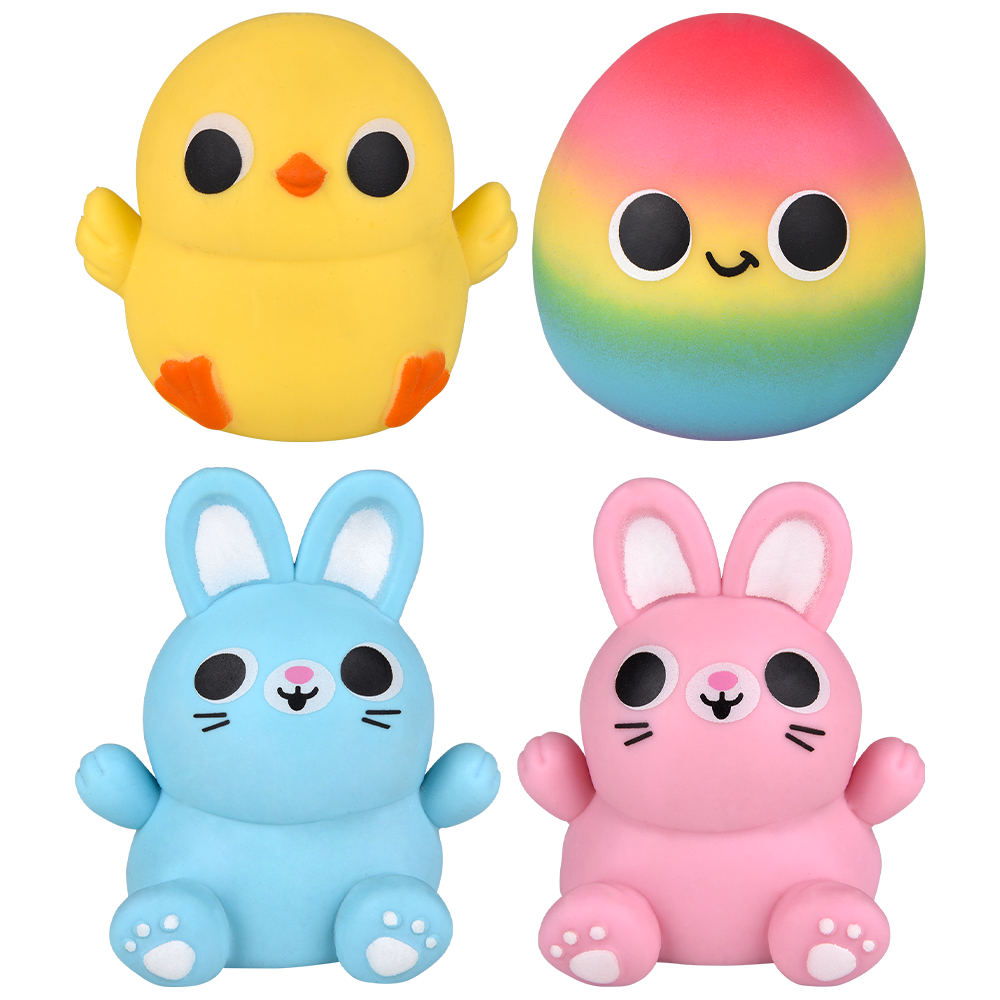 EASTER SQUISH STRETCH ASSORTMENT 2.75"-3.25"