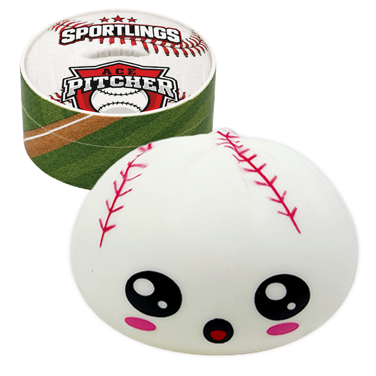 Fun Doh Sports Dumpling Squishy Fidget Toy - 12/Display