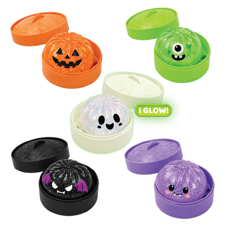 Fun Doh Petite (Mini) Halloween Squishy Dumplings 12/Display