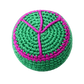Extreme Retro Hand-Knitted Kick Pouch Footbag