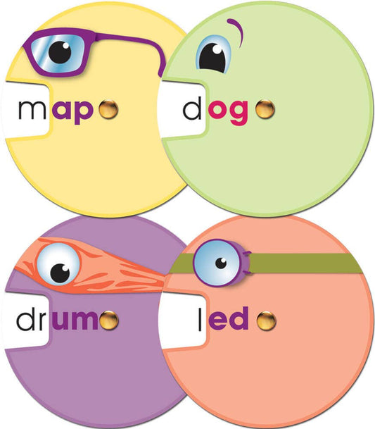 Word Wheels: Word Families Curriculum Cutouts
