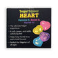 SugarSqueez Squishies® Glitter Heart Maltose Fidget Stress Ball (1pc) Assorted Colors