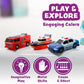 Tub Works® Emergency™ Cars Light Up Bath Toys, 6 Pack